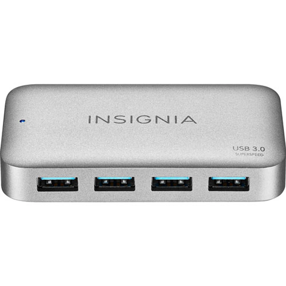 Insignia 4-Port USB 3.0 Hub with Power Supply (NS-PH3A4AP-C) - Only at Best Buy