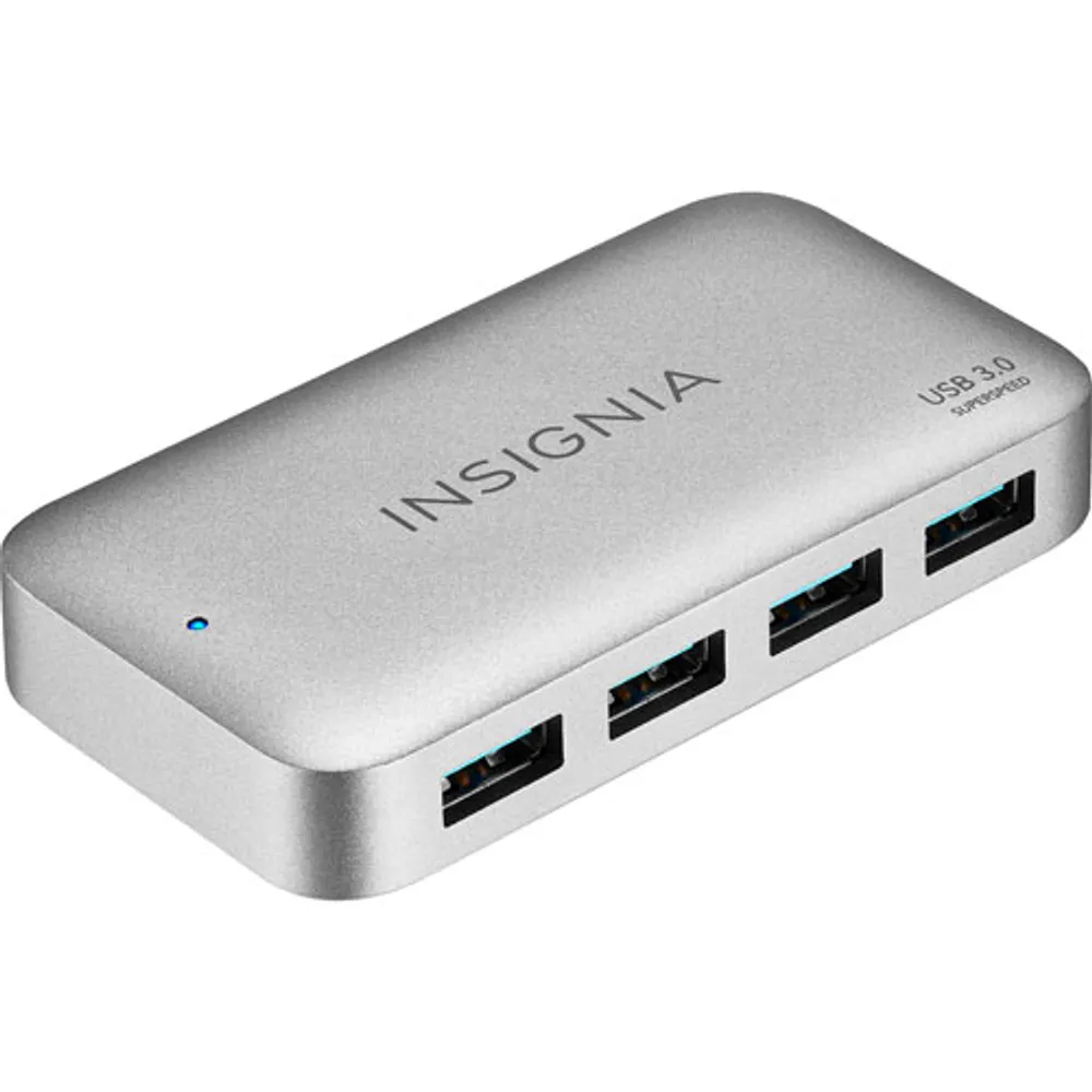 Concentrateur USB 3.0 à 4 ports d’Insignia, bloc d’alimentation (NS-PH3A4AP-C) -Exclusif Best Buy