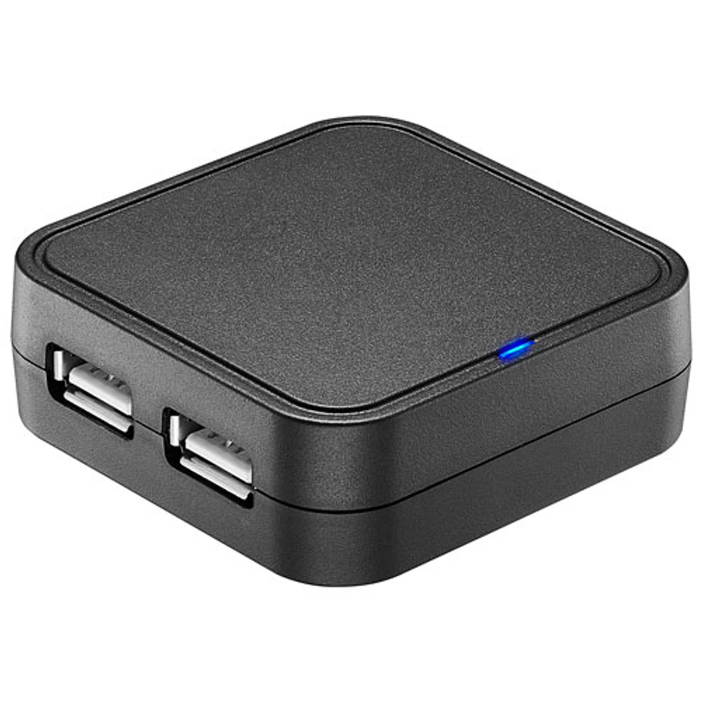 Concentrateur de voyage USB 2.0 à 4 ports de Best Buy Essentials (BE-PH2A4AT-C) - Seulement à Best Buy