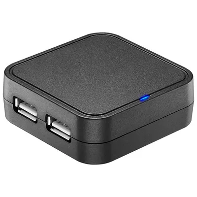 Concentrateur de voyage USB 2.0 à 4 ports de Best Buy Essentials (BE-PH2A4AT-C) - Seulement à Best Buy