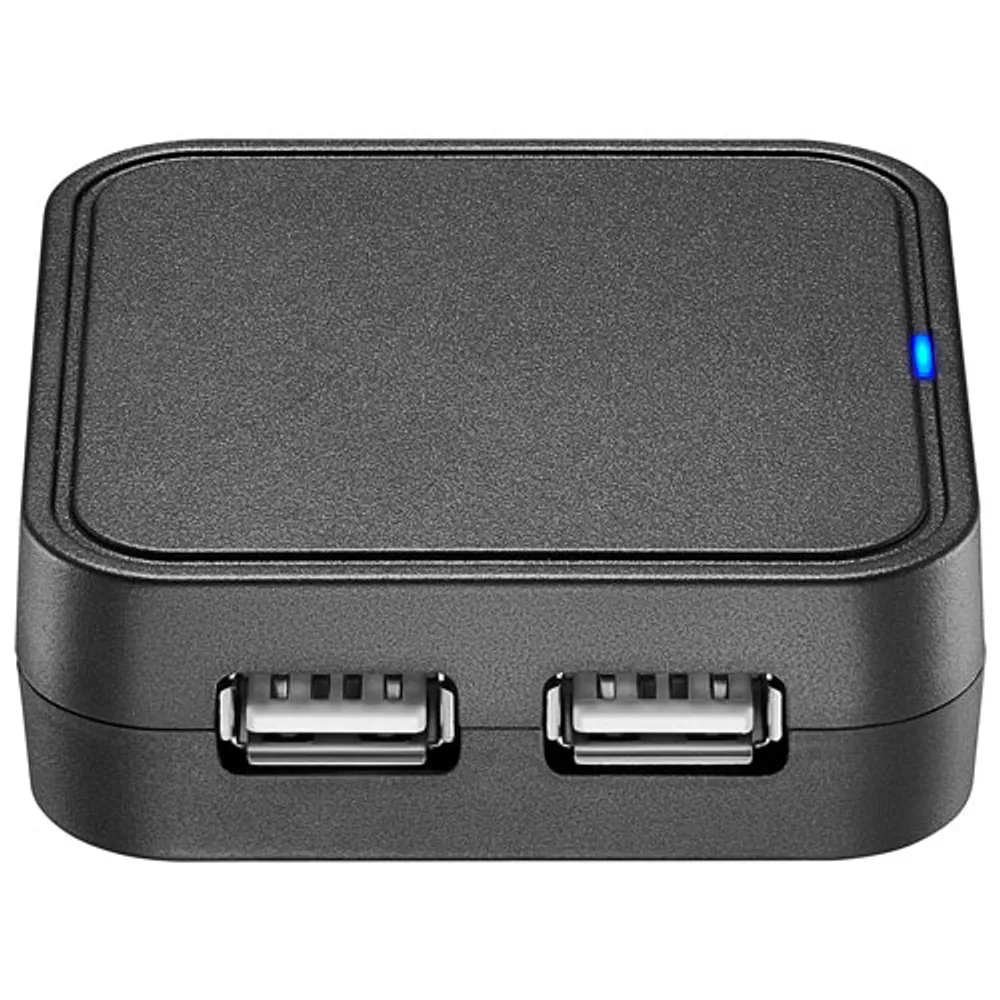 Best Buy Essentials 4-Port USB 2.0 Travel Hub (BE-PH2A4AT-C) - Only at Best Buy