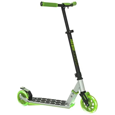 Trottinette pliable Neon Flash d'Yvolution - Noir/Vert