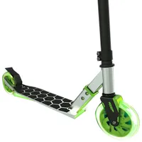 Yvolution Neon Flash Foldable Scooter - Black/Green