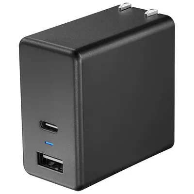 Insignia 67.5W 2-Port USB-A/USB-C GaN Wall Charger (NS-PWLG2-C)