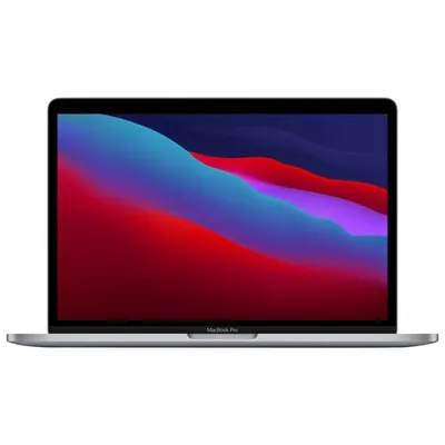 Apple MacBook Pro 13.3" w/ Touch Bar (Fall 2020) - Space Grey (Apple M1 Chip / 512GB SSD / 8GB RAM) - Fr - ( AppleCare+ Expires May 2024 ) - Open Box