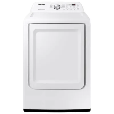 Samsung 7.2 Cu. Ft. Electric Dryer (DVE45T3200W) - White - Open Box - Scratch & Dent