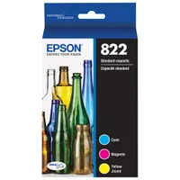 Epson T822 Standard Colour Combo Ink (T822520-S) - 3 Pack