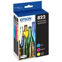 Epson T822 Standard Colour Combo Ink (T822520-S) - 3 Pack