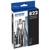 Epson DURABrite Ultra T822 Black Ink (T822120-S)