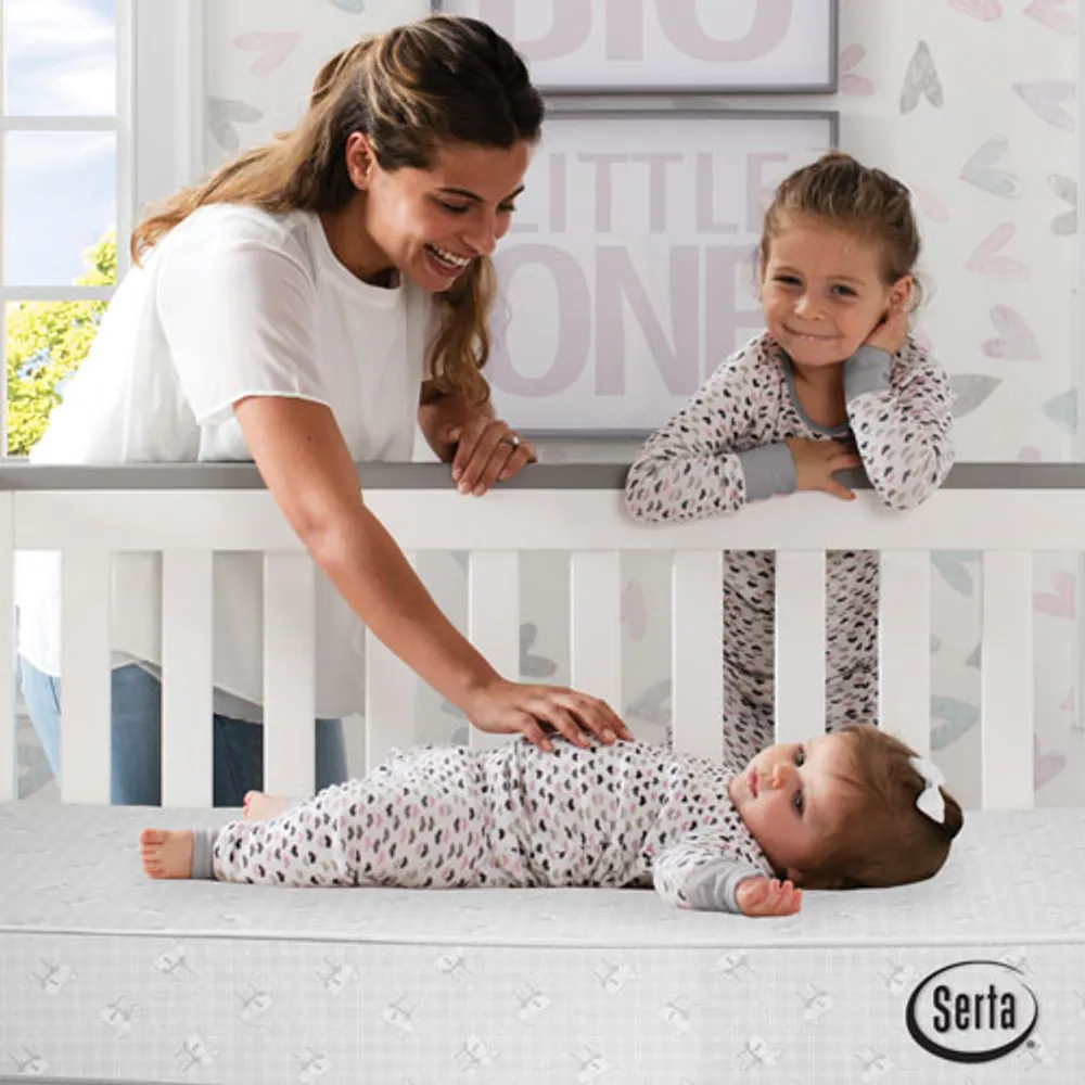 Delta Children Serta Perfect Rest Crib & Toddler Mattress