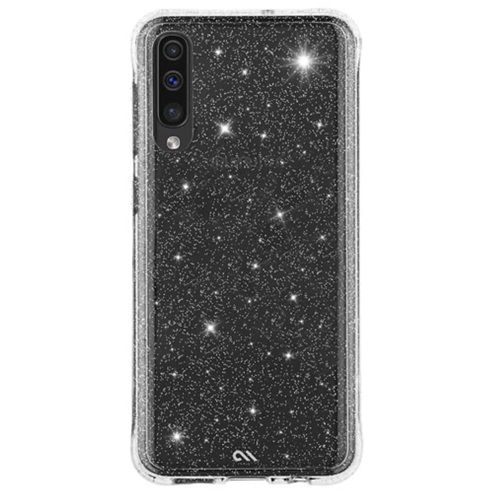 Case-Mate Sheer Crystal Fitted Hard Shell Case for Galaxy A70 - Clear