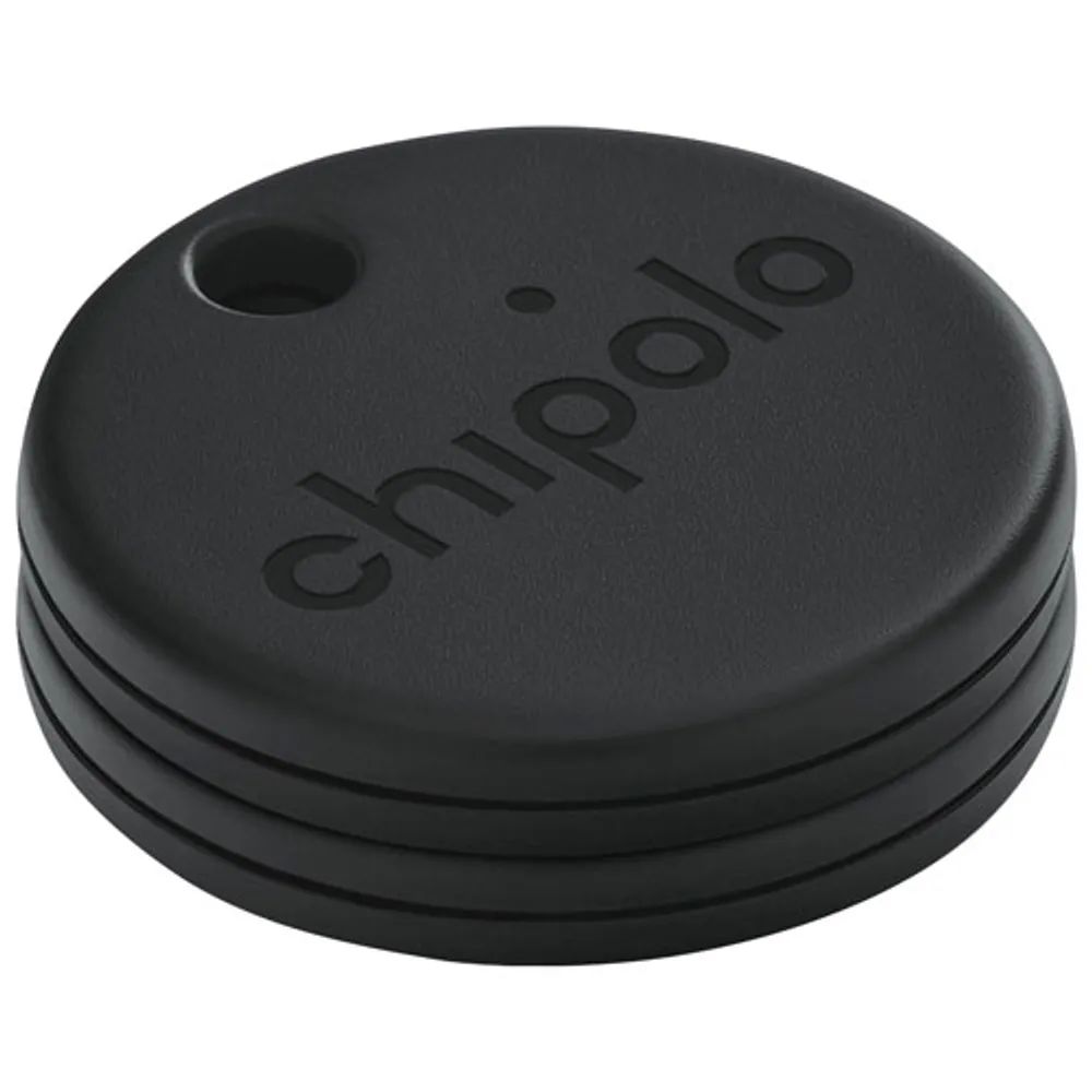 Chipolo ONE Spot Bluetooth Item Tracker with Apple Find My - Black - 2 Pack