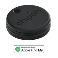 Chipolo ONE Spot Bluetooth Item Tracker with Apple Find My - Black - 2 Pack