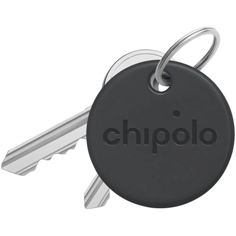 Chipolo ONE Spot Bluetooth Item Tracker with Apple Find My - Black - 2 Pack