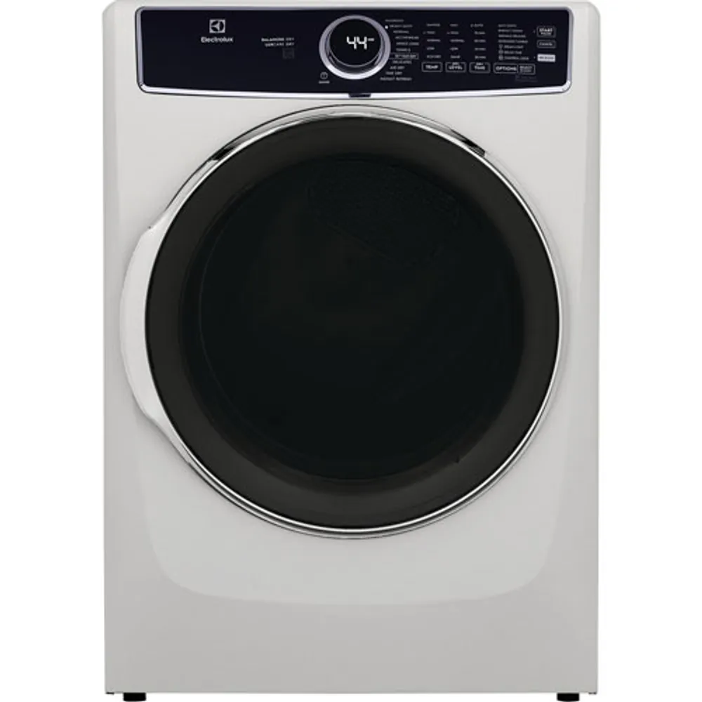 Electrolux 8.0 Cu. Ft. Electric Steam Dryer (ELFE763CAW) - White