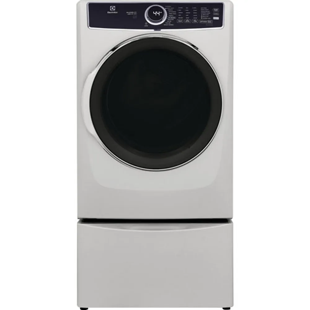 Electrolux 8.0 Cu. Ft. Electric Steam Dryer (ELFE763CAW) - White