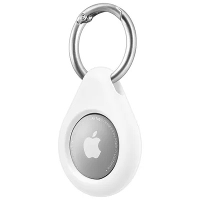 Insignia - Key Ring Case for Apple AirTag - Black