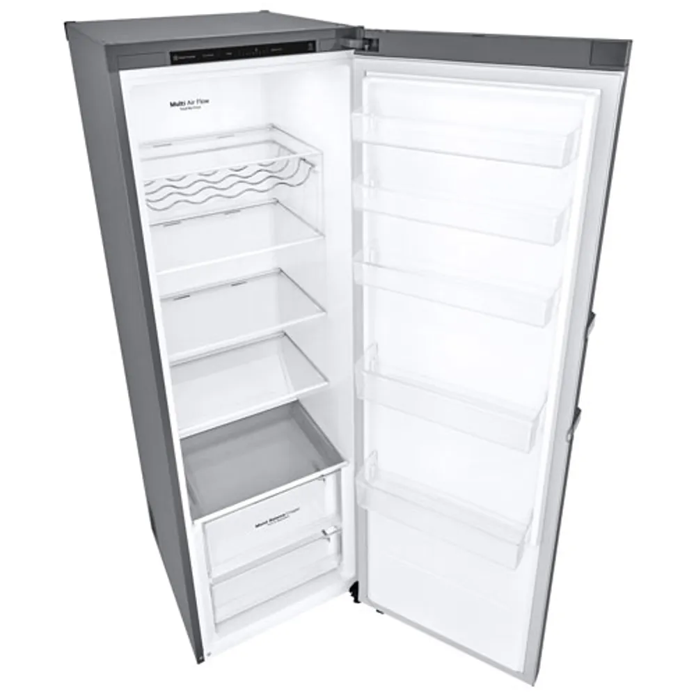 LG 24" 13.6 Cu. Ft. Counter-Depth Column Refrigerator (LRONC1404V) - Platinum Silver Steel