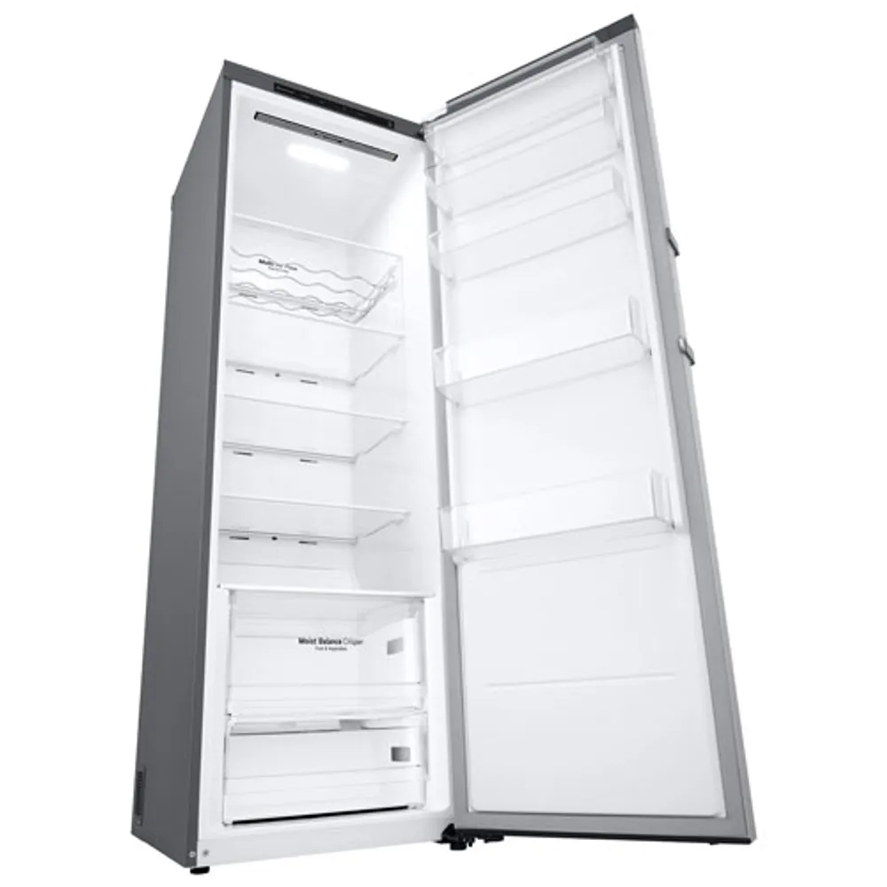 LG 24" 13.6 Cu. Ft. Counter-Depth Column Refrigerator (LRONC1404V) - Platinum Silver Steel