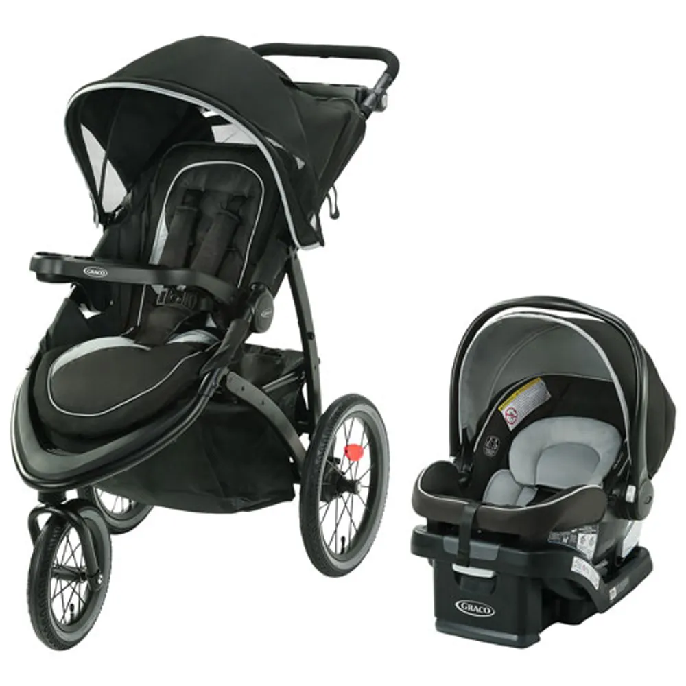 Graco FastAction Jogger LX Stroller with SnugRide SnugLock 35 Lite Infant Car Seat - Mansfield