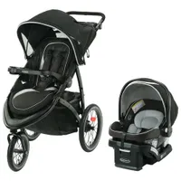 Graco FastAction Jogger LX Stroller with SnugRide SnugLock 35 Lite Infant Car Seat - Mansfield