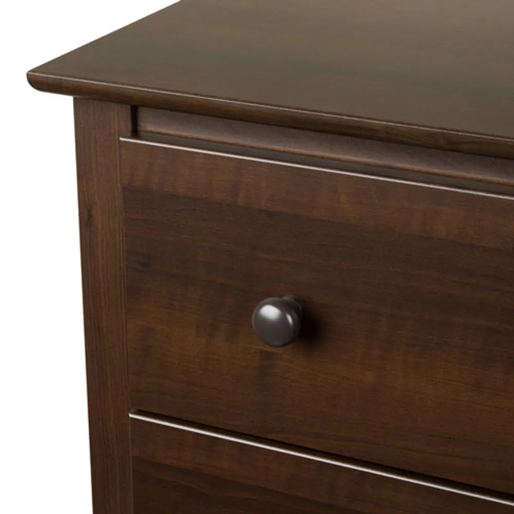 Prepac Fremont Transitional 6-Drawer Dresser - Espresso