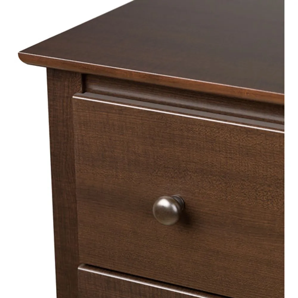 Prepac Fremont Transitional 5-Drawer Chest Of Drawers - Espresso