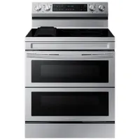 Samsung 30" 6.3 Cu. Ft. Double Oven 5-Element Freestanding Electric Range (NE63A6751SS/AC) -Stainless