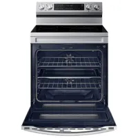 Samsung 30" 6.3 Cu. Ft. Double Oven 5-Element Freestanding Electric Range (NE63A6751SS/AC) -Stainless