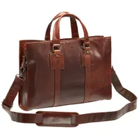 Mancini Buffalo Leather 14" Laptop Tote (99