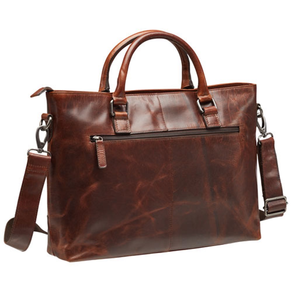 Mancini Buffalo Leather 14" Laptop Tote (99