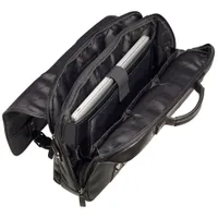 Mancini Buffalo Double Compartment Leather 15.6" Laptop Briefcase (99