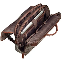 Mallette en cuir à deux compartiments pour portable de 15,6 po Buffalo de Mancini (99