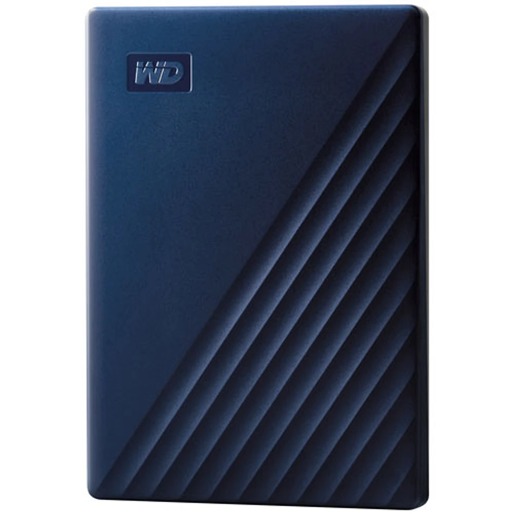 WD 2TB USB 3.0 External Hard Drive for Chromebook (WDBB7B0020BBL-WESN) - Midnight Blue