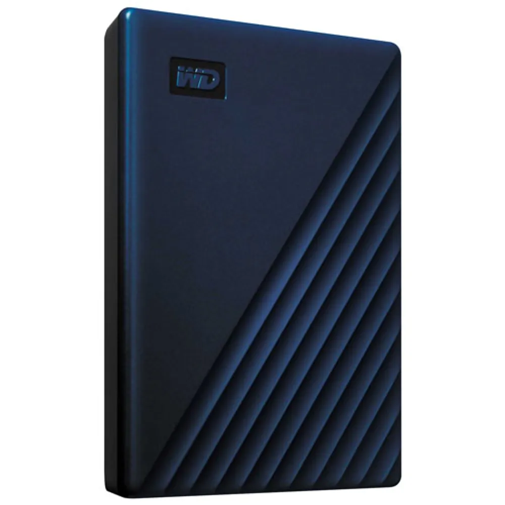 WD 2TB USB 3.0 External Hard Drive for Chromebook (WDBB7B0020BBL-WESN) - Midnight Blue