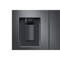Samsung 30" 22 Cu. Ft. French Door Refrigerator w/ Water Dispenser (RF22A4221SG/AA) - Black Stainless