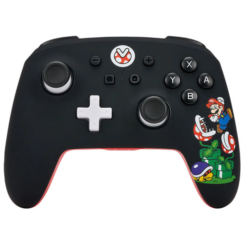 PowerA Mario Mayhem Wireless Controller for Switch - Black/Red - Only at Best Buy