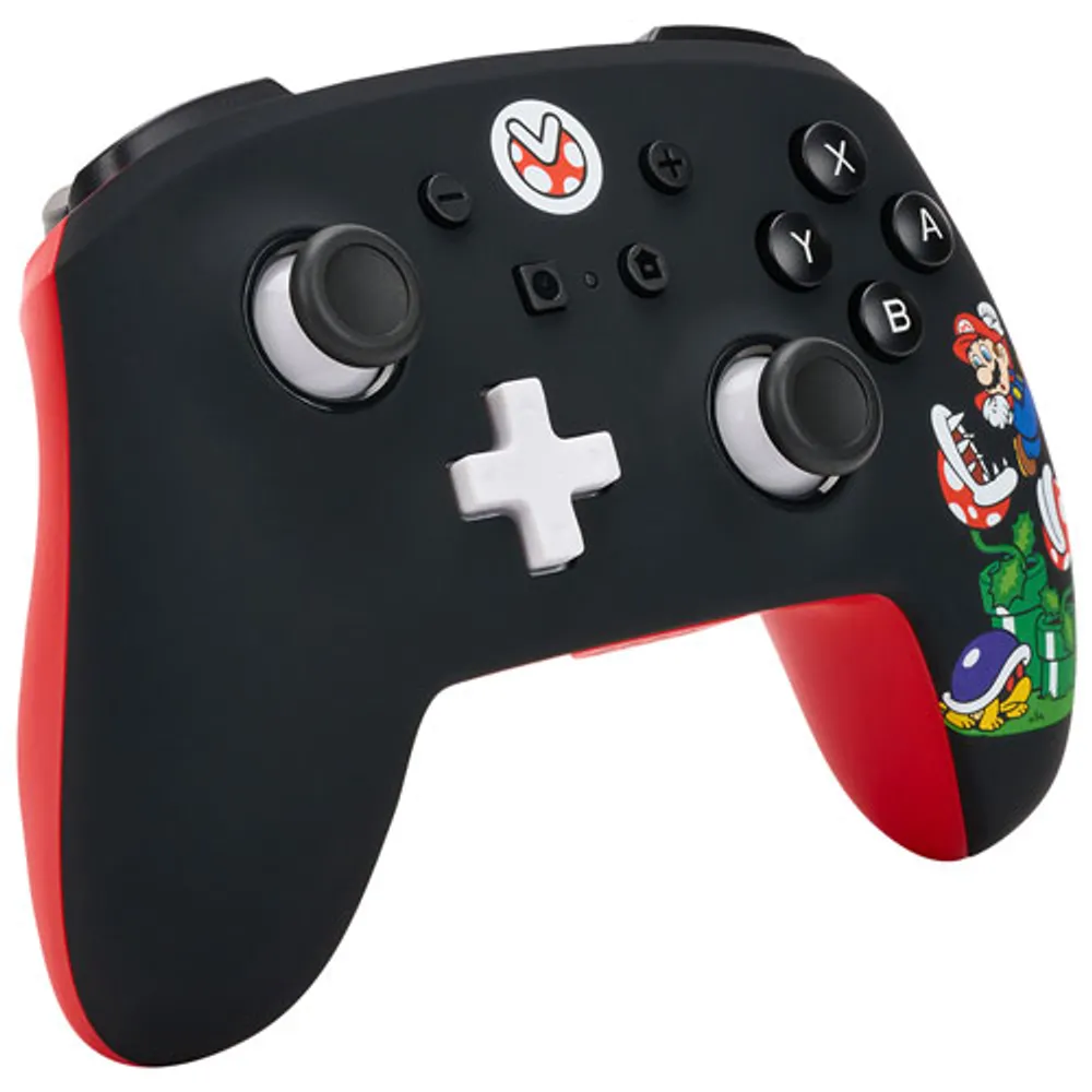 PowerA Mario Mayhem Wireless Controller for Switch - Black/Red - Only at Best Buy