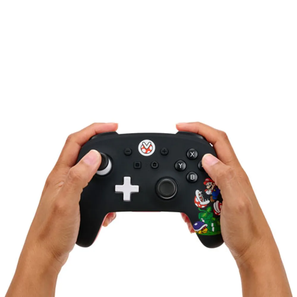 PowerA Mario Mayhem Wireless Controller for Switch - Black/Red - Only at Best Buy