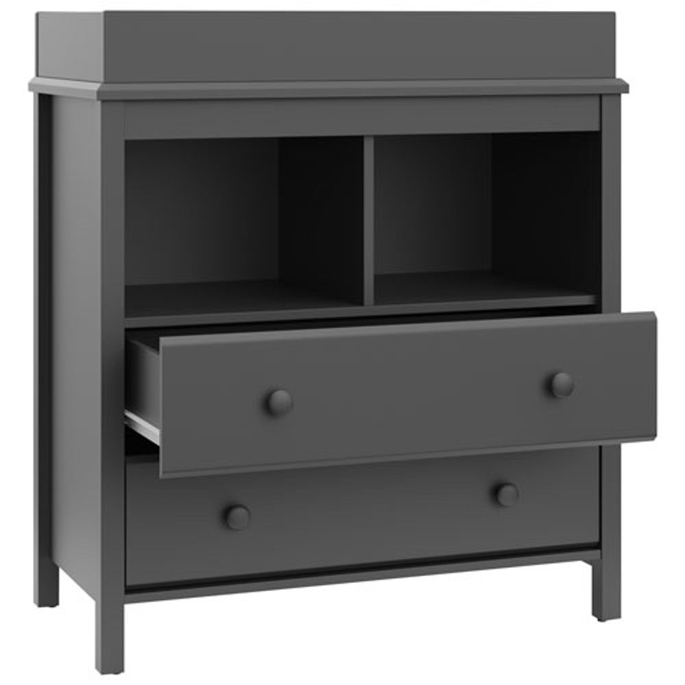 Storkcraft Alpine 2-Drawer 2-Shelf Changing Table Chest