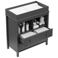 Storkcraft Alpine 2-Drawer 2-Shelf Changing Table Chest