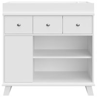 Storkcraft Modern 2-Drawer 4-Shelf Changing Table Dresser