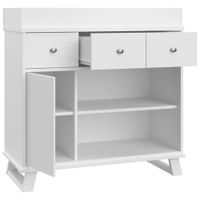 Storkcraft Modern 2-Drawer 4-Shelf Changing Table Dresser