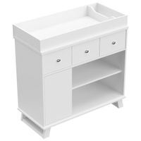 Storkcraft Modern 2-Drawer 4-Shelf Changing Table Dresser