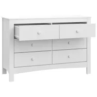 Graco Noah 6-Drawer Double Dresser - White