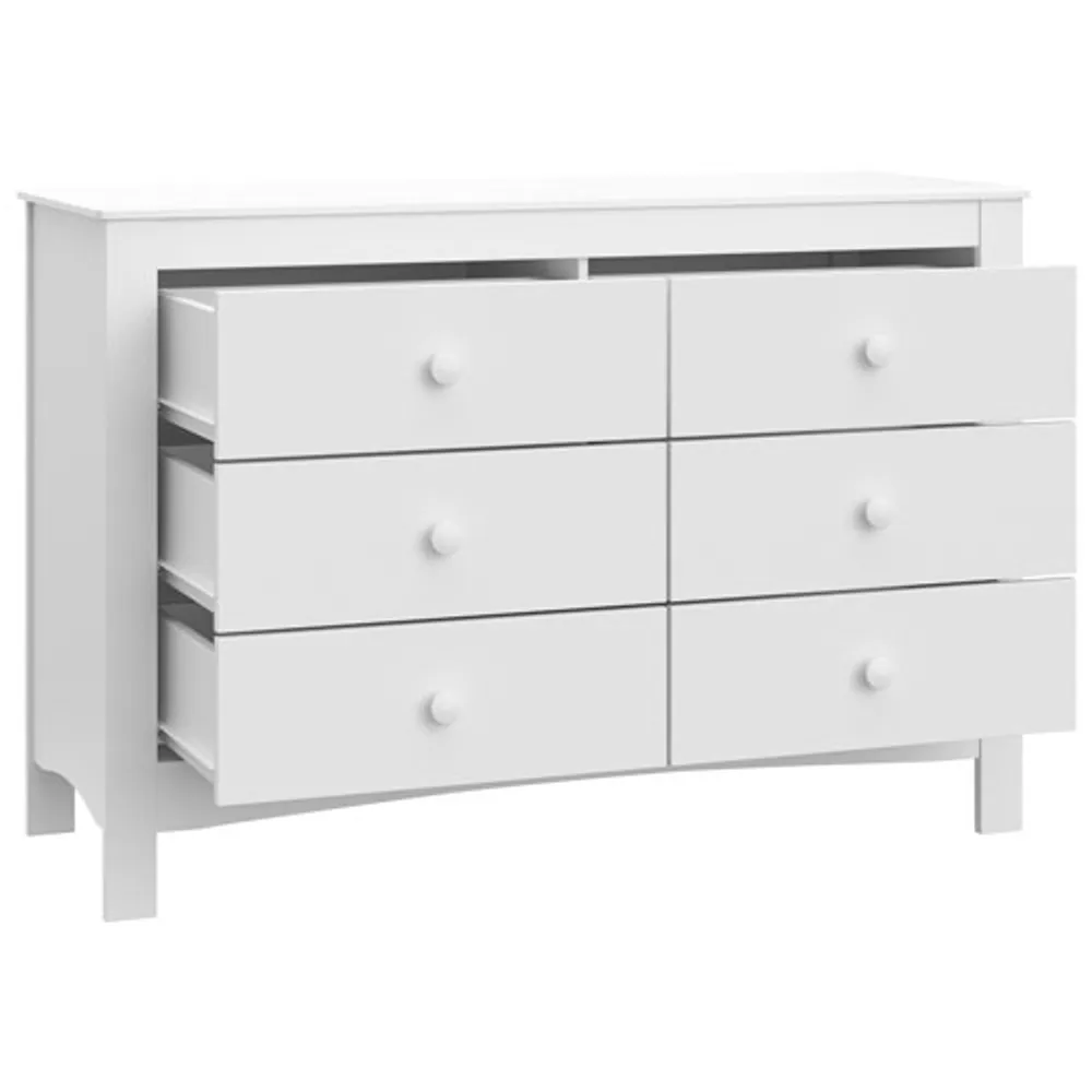 Graco Noah 6-Drawer Double Dresser - White