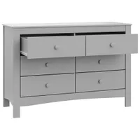 Graco Noah 6-Drawer Double Dresser - Pebble Grey