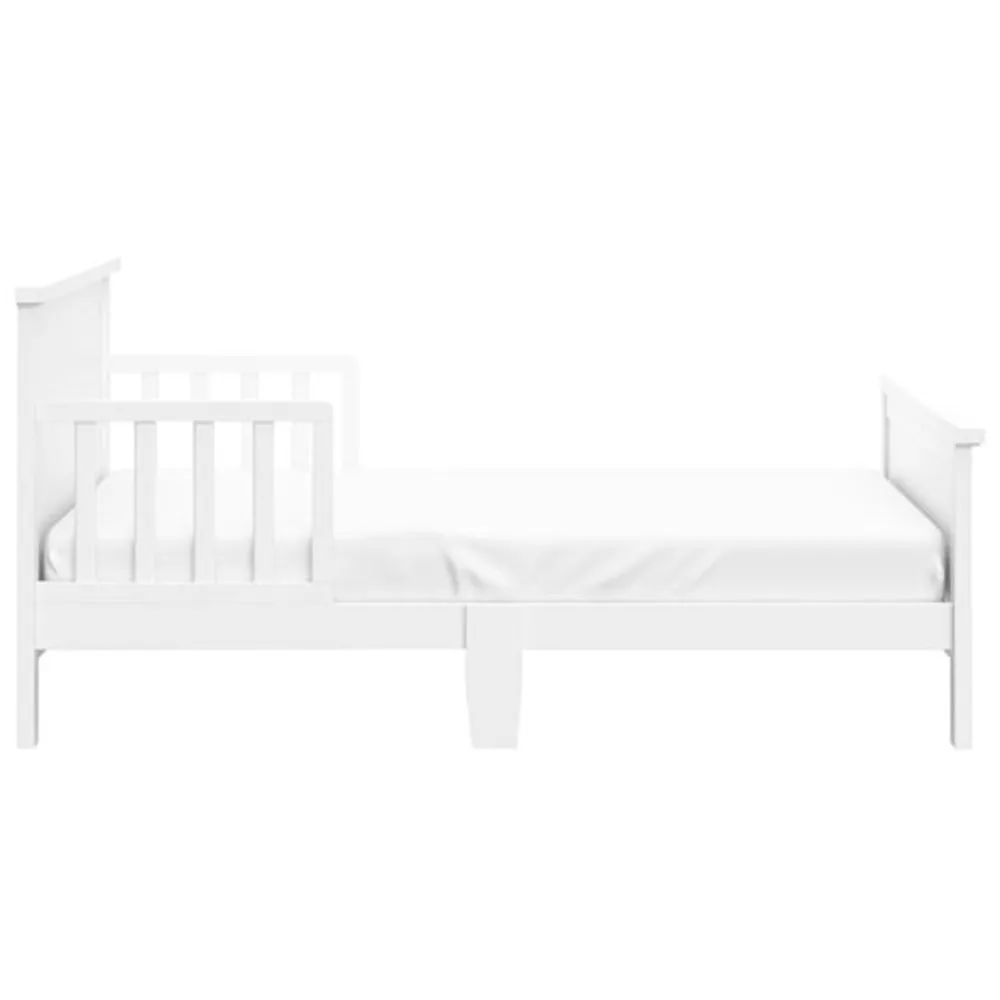 Graco Bailey Toddler Bed with Guardrails - White