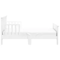 Graco Bailey Toddler Bed with Guardrails - White