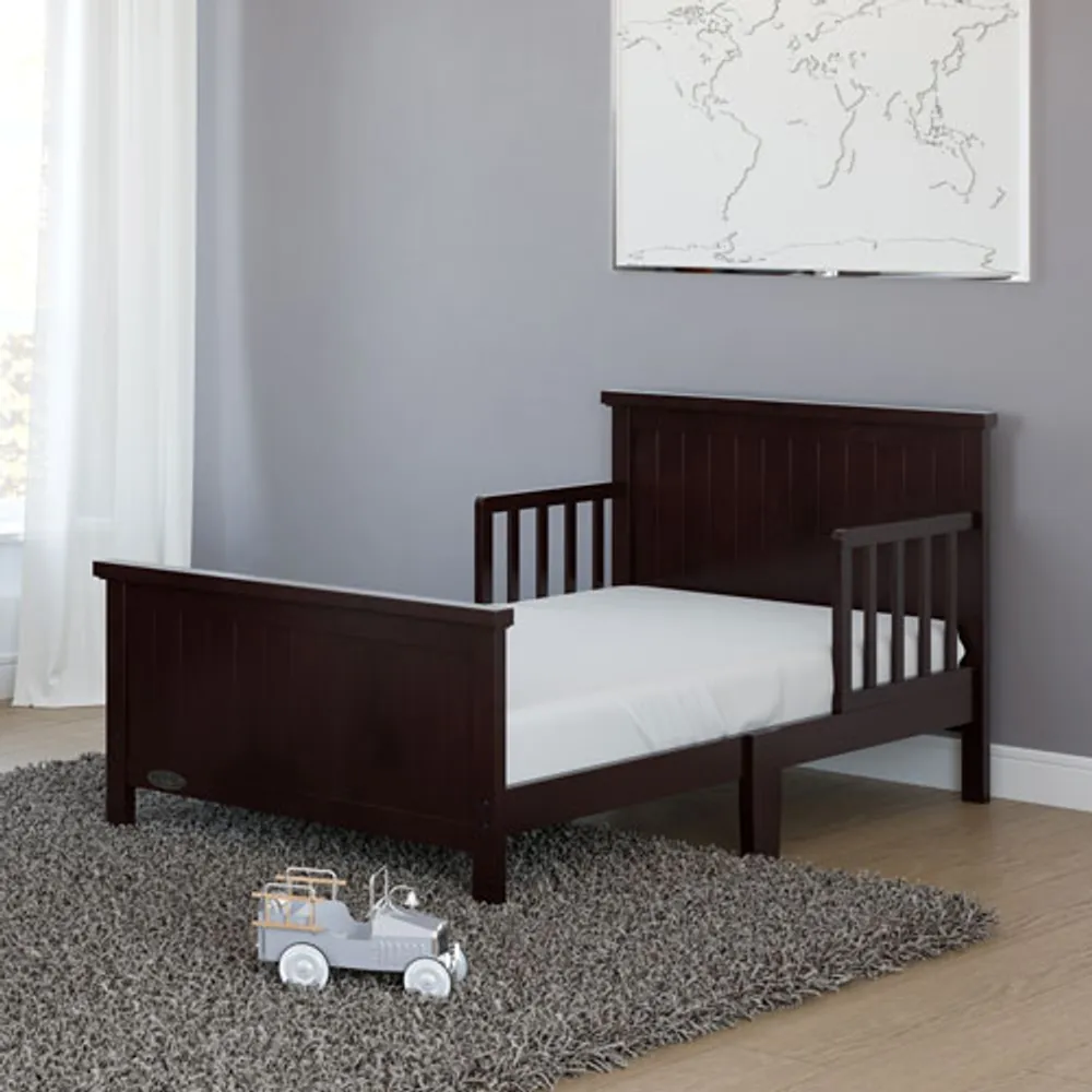 Graco Bailey Toddler Bed with Guardrails - Espresso